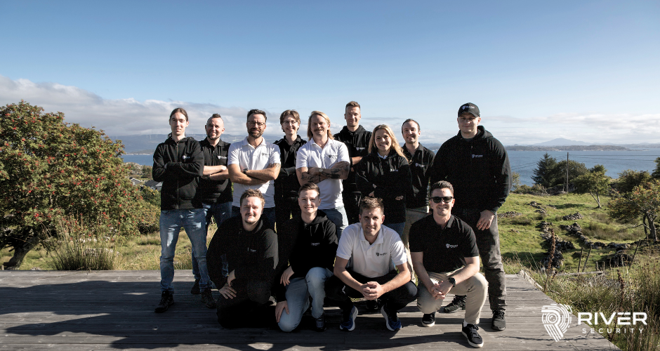 River Security team gathered together outdoors